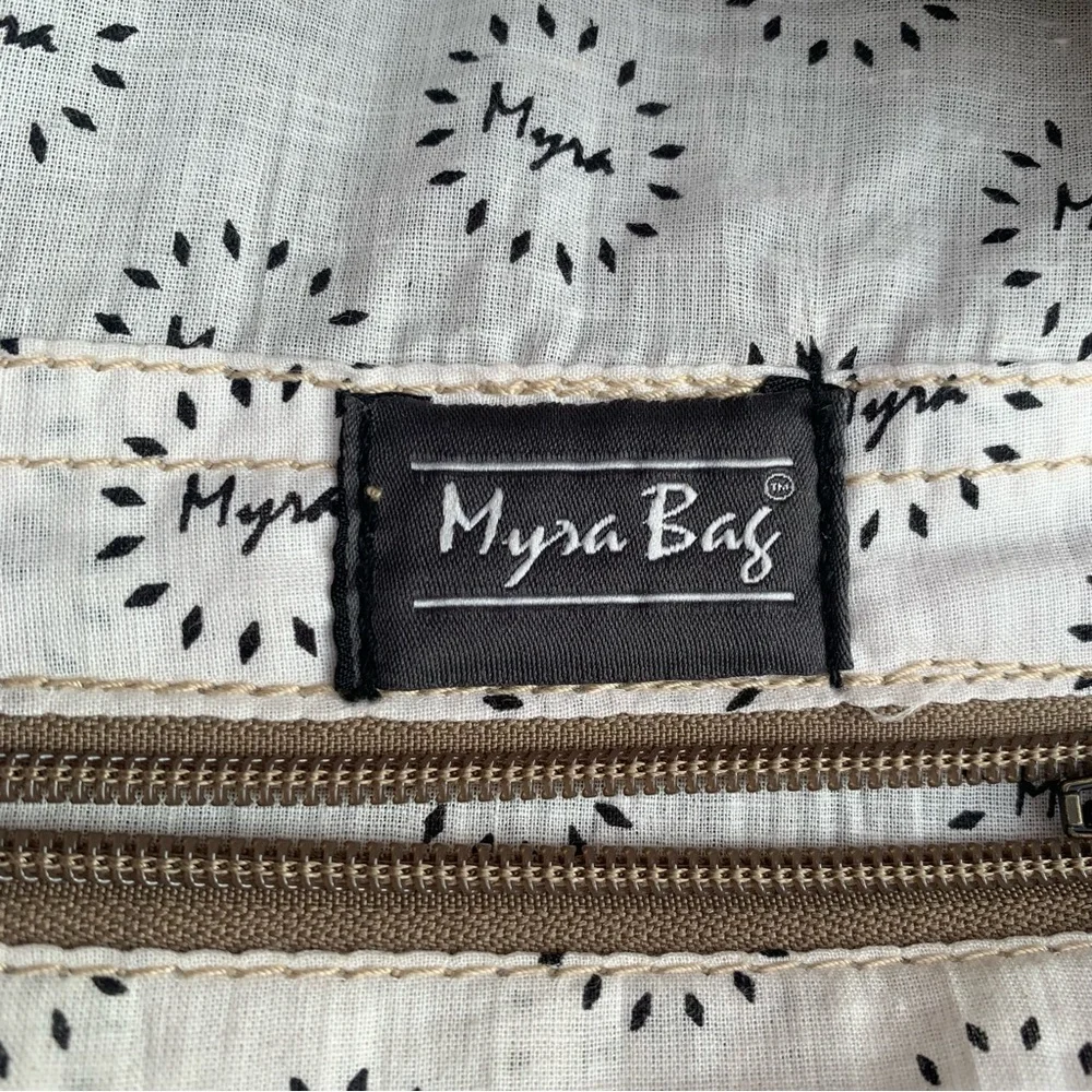 Myra Bag Distressed Leather & Canvas Crossbody Handbag Shoulder Purse - Picture 12 of 16